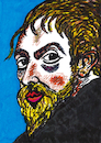 Cartoon: Junger Peter Paul Rubens (small) by Pascal Kirchmair tagged young,junger,jeune,joven,jovem,giovane,terra,di,siena,burnt,sienna,terre,de,sienne,brulee,peter,paul,rubens,artist,artiste,artista,kunst,künstler,illustration,sepia,ink,drawing,tusche,tuschezeichnung,zeichnung,pascal,kirchmair,cartoon,caricature,karikatur,ilustracion,dibujo,desenho,disegno,ilustracao,illustrazione,illustratie,dessin,presse,du,jour,art,of,the,day,tekening,teckning,cartum,vineta,comica,vignetta,caricatura,portrait,porträt,portret,retrato,ritratto,arte,holland,netherlands,niederlande,amsterdam,flemish,brabant,antwerp,antwerpen,anvers,belgium,artwork