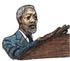 Cartoon: Kofi Annan (small) by Pascal Kirchmair tagged ehemaliger,generalsekretär,die,vereinten,nationen,kofi,annan,uno