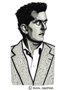 Cartoon: Ludwig Wittgenstein (small) by Pascal Kirchmair tagged ludwig,wittgenstein,caricature,karikatur,cartoon,philosoph,philosopher,austria