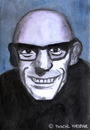 Cartoon: Michel Foucault (small) by Pascal Kirchmair tagged cartoon michel foucault portrait caricature karikatur dessin peinture philosoph france frankreich poststrukturalismus diskursanalyse