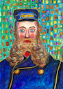 Postman after Vincent van Gogh