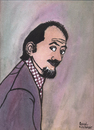 Cartoon: Ronald Searle (small) by Pascal Kirchmair tagged ronald,searle,caricature,karikatur,portrait,watercolour,aquarell,gouache