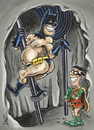 Cartoon: batman y robin (small) by pali diaz tagged superhero,batman
