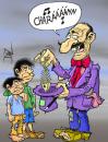 Cartoon: mago (small) by pali diaz tagged magician,poor,children