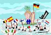 Cartoon: German Dilemma (small) by kar2nist tagged europian,economy,crisi,geramny,bale,out,euro,eurozone,anjela,merkel