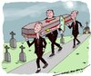 Cartoon: Never say die (small) by kar2nist tagged selfie,coffin,church,death