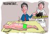 Cartoon: procupuncture (small) by kar2nist tagged acupuncture,pprocupine