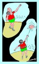 Cartoon: Shot-Phut (small) by kar2nist tagged shotput,sport,throw