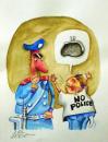 Cartoon: no police (small) by axinte tagged axi