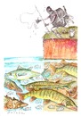 Cartoon: summer fishing (small) by axinte tagged axinte