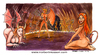 Cartoon: devils (small) by Niessen tagged devils hell red hot cave dark