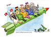 Cartoon: Smile (small) by Niessen tagged missile war binladen kimjong merkel obama putin plane launching flags