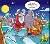 Cartoon: Merry Christmas (small) by Carayboo tagged santa christmas holidays new year snow reindeer nicht party winter december mountain trees lengele
