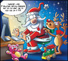 Cartoon: Santa Claus (small) by Carayboo tagged christmas,santa,claus,xmas,father,season,greetings,reindeer,noel,new,year,toys,computer,facebook,twitter