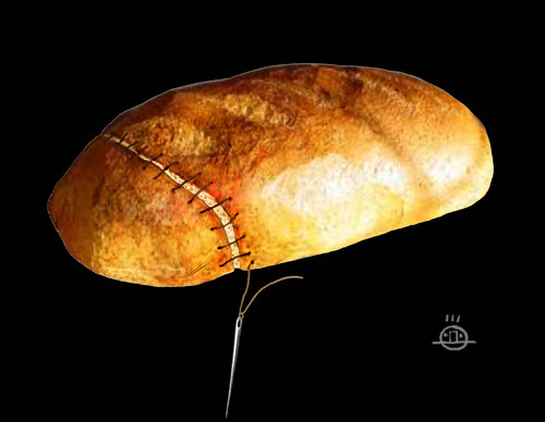 Cartoon: bread (medium) by drljevicdarko tagged bread