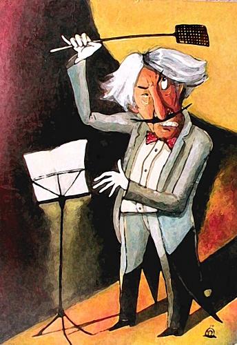 Cartoon: conductor (medium) by drljevicdarko tagged conductor