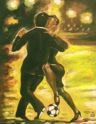 Cartoon: footboll (medium) by drljevicdarko tagged tango