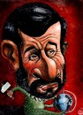 Cartoon: Ahmadinejad (small) by drljevicdarko tagged ahmadinejad