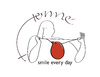 Cartoon: smile every day (small) by Herme tagged cartoon smile