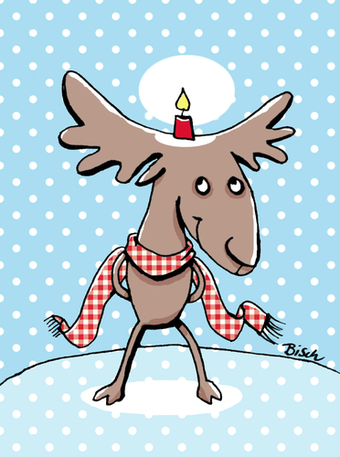 Cartoon: weihnachtlicher Kerzenhalter (medium) by BiSch tagged christmas,snow,schnee,winter,weihnachten,candleholder,reindeer,rentier,kerzenhalter,kerze,elch,moose,elch,kerze,kerzenhalter,rentier,weihnachten,winter,schnee