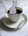 Cartoon: Milchkaffee-Kater (small) by BiSch tagged kater,katze,milchkaffee,schwarzer,kaffee,kaffeetasse,tasse,morgens,morgen,muede,mueder