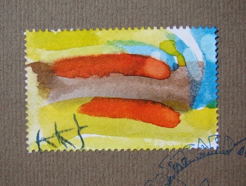 Cartoon: Abstraction (medium) by Kestutis tagged watercolor,postage,stamps,dada,postcard,mail,art,kunst,kestutis,lithuania