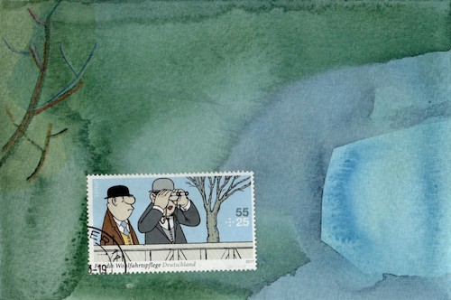 Cartoon: Der Frühling kam (medium) by Kestutis tagged frühling,loriot,spring,postcard,postage,stamp,briefmarke,cartoonist,kestutis,lithuania