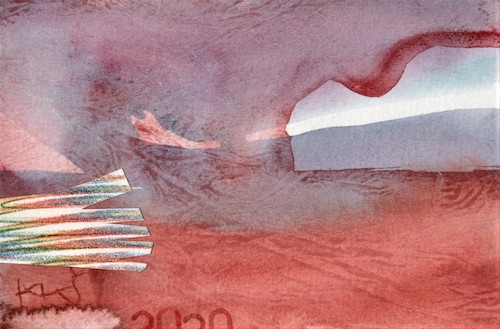 Cartoon: Desert Storm. Diptych (medium) by Kestutis tagged desert,storm,dada,postcard,kestutis,lithuania