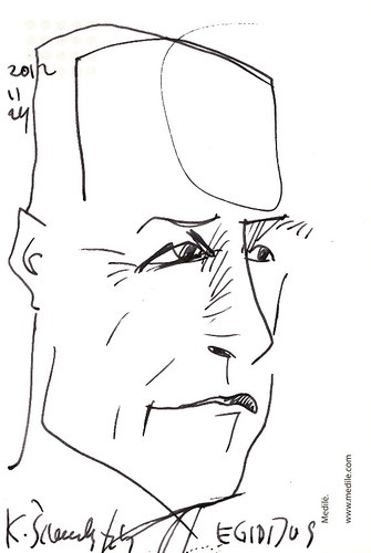 Cartoon: Egidijus. Sketch (medium) by Kestutis tagged sketch,singer,estrada,kestutis,lithuania,egidijus