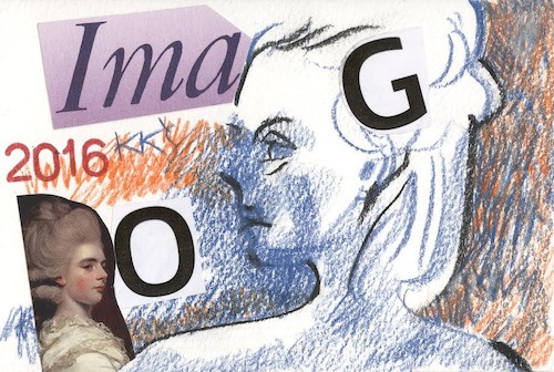 Cartoon: ImaGO (medium) by Kestutis tagged imago,dada,postcard,klestutis,lithuania