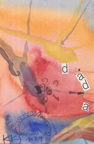 Cartoon: March. DADA Calendar (medium) by Kestutis tagged dada,postcard,calendar,kestutis,lithuania