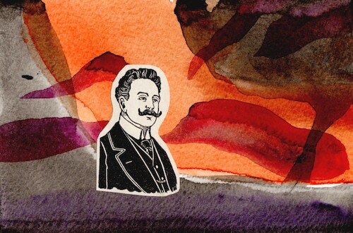 Cartoon: Noosphere problems (medium) by Kestutis tagged noosphere,problems,graphic,novel,dada,postcard,art,kunst,man,woman,kestutis,lithuania