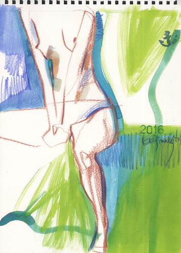 Cartoon: Posture 1 (medium) by Kestutis tagged dada,sketch,posture,kestutis,lithuania,art,kunst