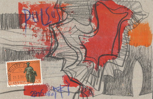 Cartoon: Pulsus (medium) by Kestutis tagged dada,postcard,kestutis,lithuania