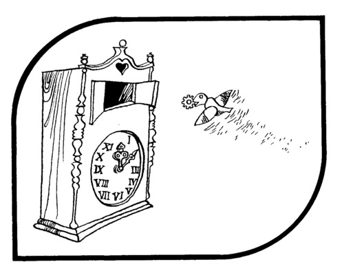Cartoon: Untitled (medium) by Kestutis tagged uhr,kestutis,clock,bird,vogel