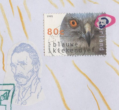Cartoon: Vincent van Gogh postage stamps (medium) by Kestutis tagged vincent,postage,stamps,kestutis,lithuania,mail,art,kunst