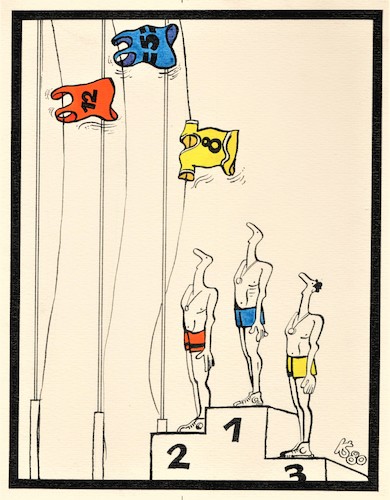 Cartoon: Winners (medium) by Kestutis tagged winners,sports,kestutis,lithuania