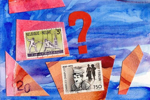 Cartoon: Dilemma (medium) by Kestutis tagged dilemma,charlie,chaplin,man,woman,comic,strip,dada,postcard,art,kunst,kestutis,lithuania