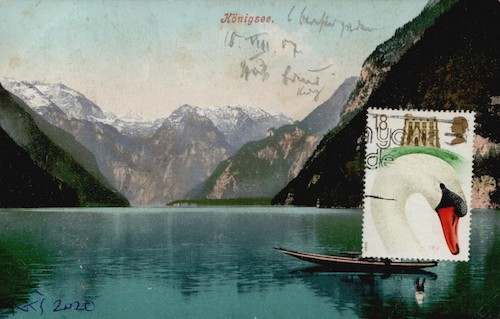 Cartoon: Königsee (medium) by Kestutis tagged mail,art,dada,postcard,kestutis,lithuania