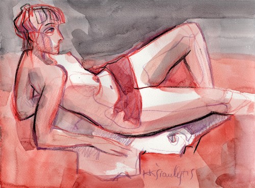 Cartoon: Sketch art. Artist and model 10 (medium) by Kestutis tagged sketch,art,artist,model,kunst,kestutis,lithuania