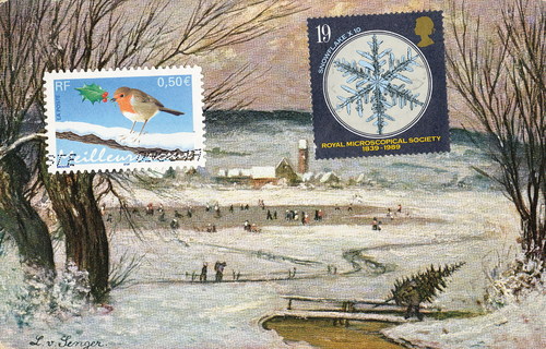 Cartoon: Winter is coming! (medium) by Kestutis tagged dada,postcard,postage,stamps,comic,kestutis,lithuania,coming,winter