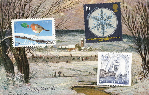 Cartoon: Winter is coming! (medium) by Kestutis tagged dada,postcard,postage,stamps,comic,kestutis,lithuania,coming,winter