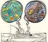 Cartoon: Approach (small) by Kestutis tagged approach,fisherman,man,woman,fish,kestutis,sluota,adventure,nature,angler