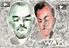 Cartoon: Automatic drawing 17. Discussion (small) by Kestutis tagged drawing,youtube,kestutis,lithuania,war,krieg,russia,russland,ukraine,discussion