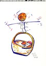 Cartoon: Basketball Championship (small) by Kestutis tagged europe,sports,mushroom,basketball,championship,kestutis,lithuania