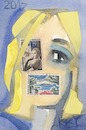 Cartoon: Cherchez la femme (small) by Kestutis tagged france election pen marine dada postcard mail art kunst kestutis lithuania