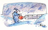 Cartoon: COLD (small) by Kestutis tagged cold,schnee,snow,winter,thermometer,kestutis
