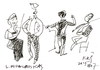 Cartoon: Concert. Sketch (small) by Kestutis tagged concert sketch kestutis lithuania music