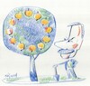 Cartoon: Euro gardener Bronis Rope (small) by Kestutis tagged member,garden,apple,kestutis,lithuania,european,parliament