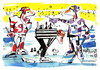 Cartoon: Hockey. Starting play (small) by Kestutis tagged chess winter sports olimpic sochi 2014 referee kestutis lithuania